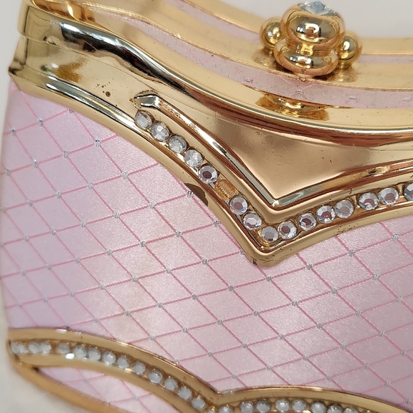 Pink & Gold Cocktail Purse - Picture 5 of 12